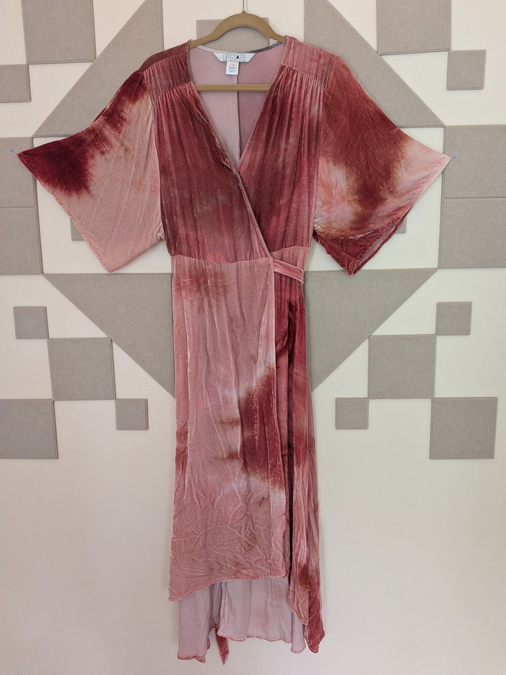 Upstate Velvet Wrap Dress